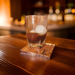 Coaster-Wood-Marble-Top-Display