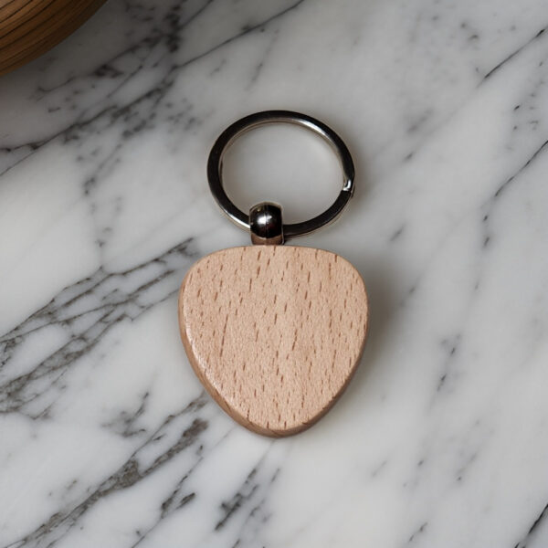 Wooden-Keychain-Heart