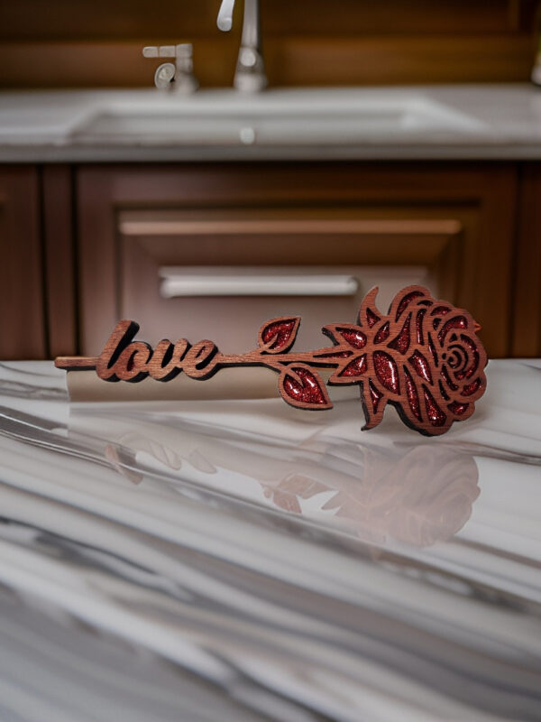 Wooden-Rose-Love