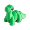 articulated-baby-brontosaurus-fidget-toy-1 A green articulated baby brontosaurus figure with a black eye sits in front of greenery, labeled Baby Brontosaurus.