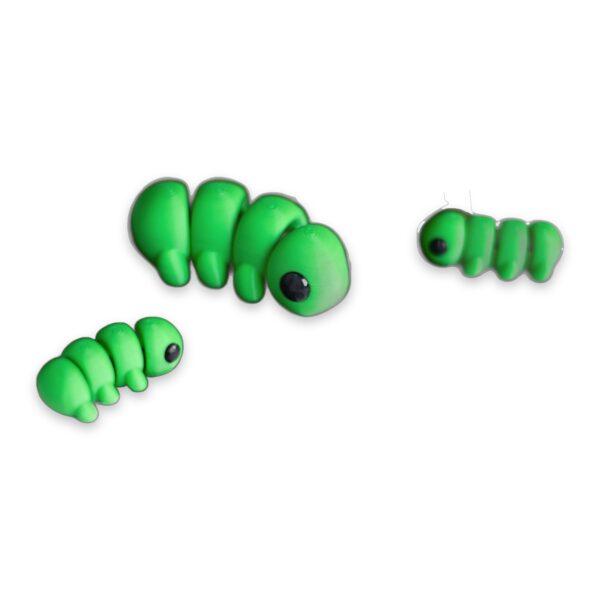 Articulated Baby Caterpillar Fidget Toy, Poseable Desk Buddy