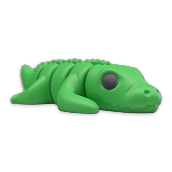 Articulated Baby Crocodile Fidget Toy, Poseable Desk Buddy