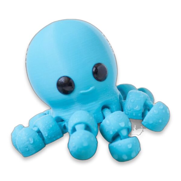 Articulated Baby Octopus Fidget Toy, Poseable Desk Buddy