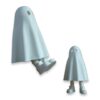 articulated-ghost-fidget-toy-poseable-desk-buddy-1 A tall articulated ghost figure shown with its booted feet separated from the body to display the printed joints.