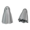 articulated-ghost-fidget-toy-poseable-desk-buddy-2 Two gray-rendered ghost figures, one standing and one shown from below revealing the hollow joint structure.