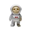 Front facing view of the skeleton astronaut figure standing with arms slightly out, showing the red chest buttons and jointed limbs.