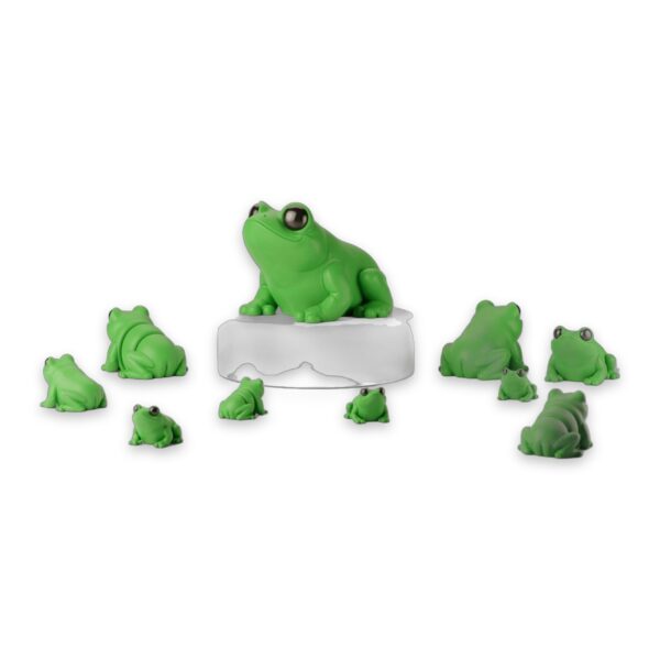 Articulated Tiny Frog Fidget Toy, Poseable Desk Buddy