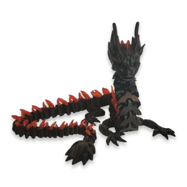 Flexi Imperial Dragon, Poseable Print-in-Place Fidget Toy