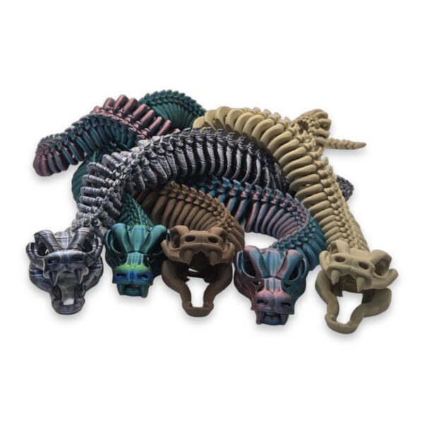skeleton-snake-fidget-toy-articulated-6 Skeleton Snake Fidget Toy, Articulated Bone Design